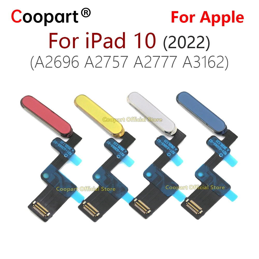 Touch ID датчик подключения отпечатков пальцев сканер гибкий для iPad 10th 2022 A2696 A2757 A2777