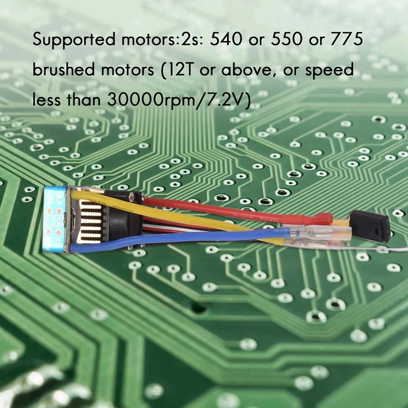 Фото 6 шт. X(480A) Бесколлекторный ESC для одного двигателя с охлаждающим вентилятором, водонепроницаемый, 2-4S, 3 режима, 5В 3А BEC для радиоуправляемых автомобилей. №5