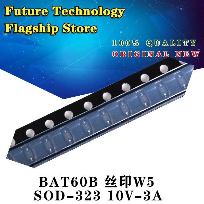 

20 шт./лот BAT60B W5 SOD-323/0805 100% Новый оригинальный
