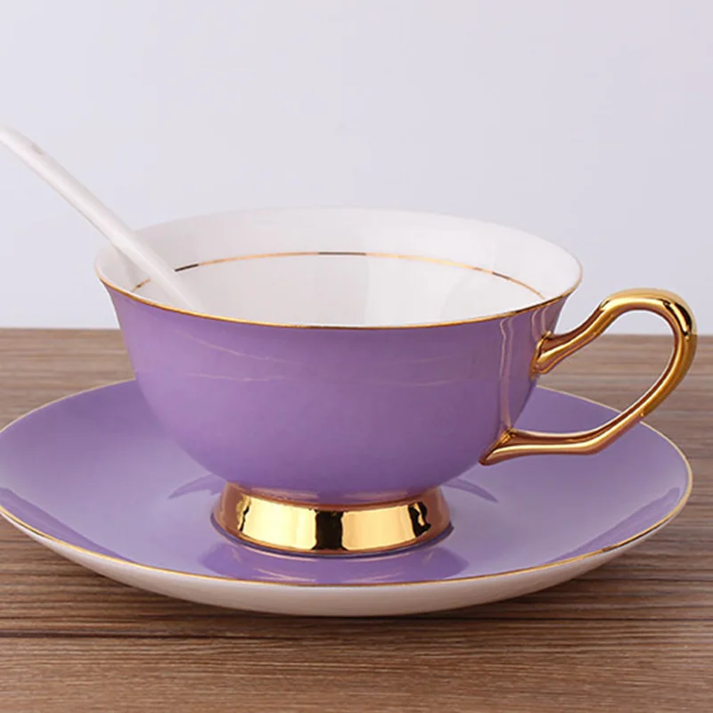 

Coffee cup and plate, Nordic style, 220ml, tea cup, high-grade ceramics, British porcelain