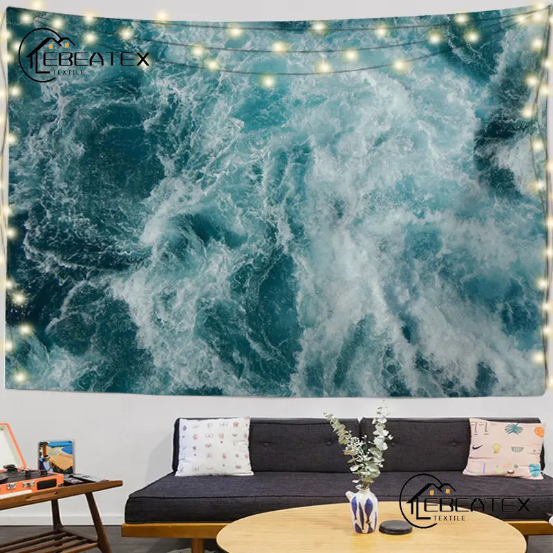 

Ocean Landscape Tapestry Sunset Ocean Beach Pattern Home Decor Tapestry Wall Hanging Room Decor Aesthetic Background Tapestries