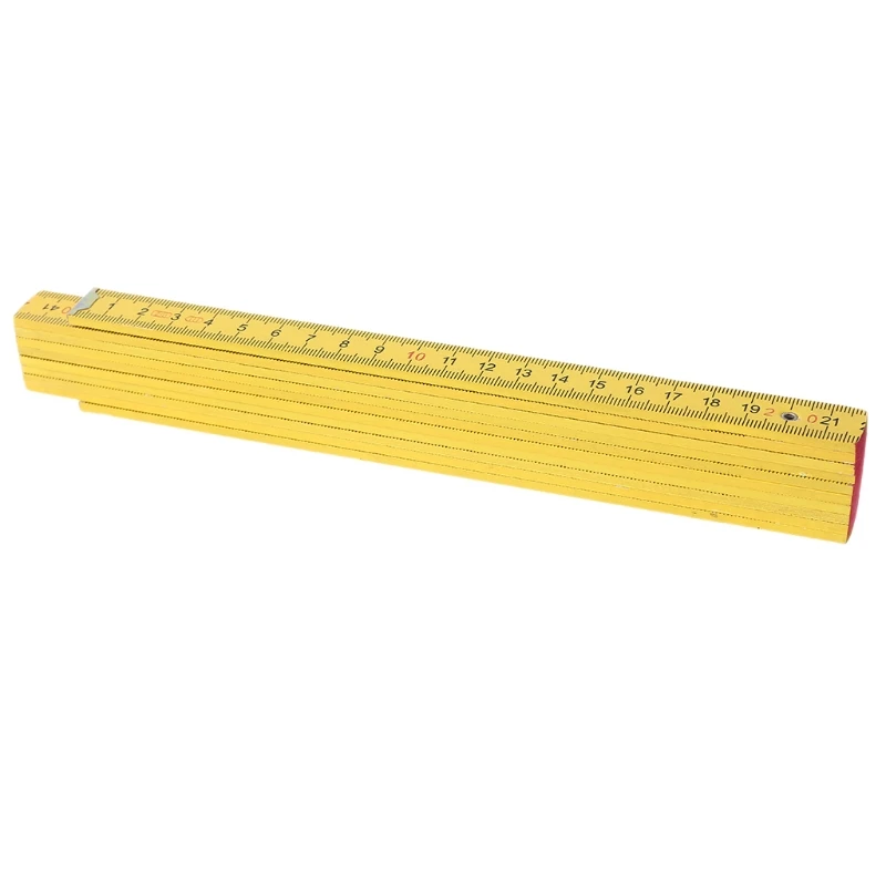 

L69A 2 for M Plastic Folding Ruler Measuring Meter Rulers For Builder Carpenter Woodworking Measuring Tools Easy to Use and C