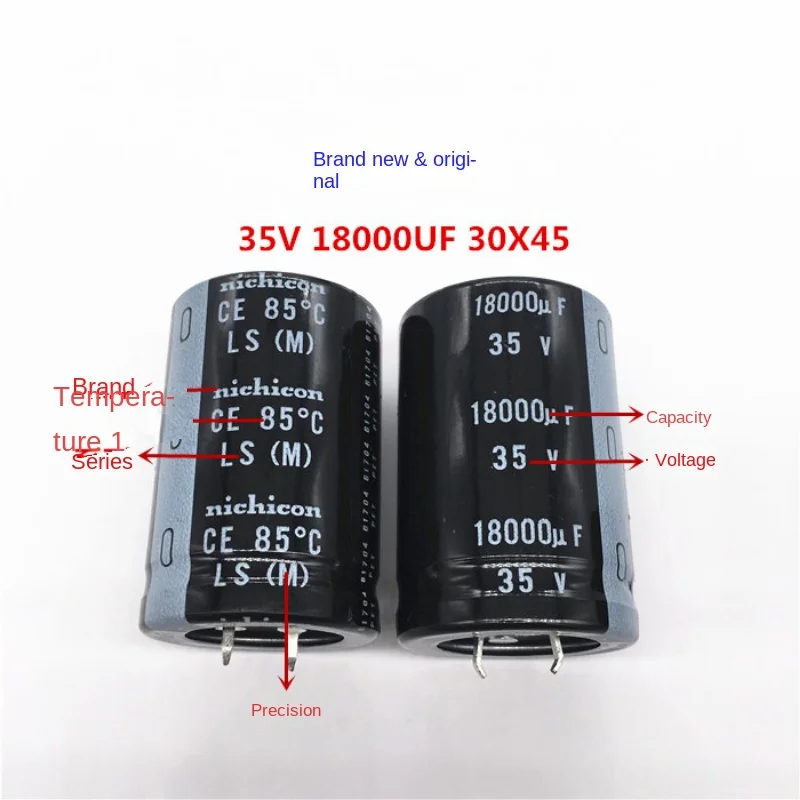 1 шт. 35V18000UF 30X45 Nishicon электролитический конденсатор 18000UF 35V 30*45