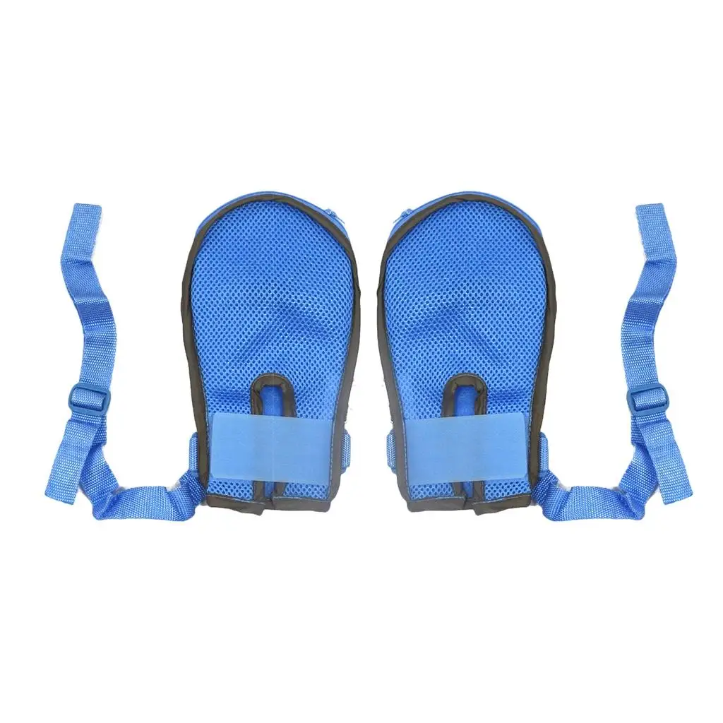 

Pack of 2 Control Mitts Patient Hand Infection Protective Padded Palm Protector Safety Finger Care Restraints Fixed Glove
