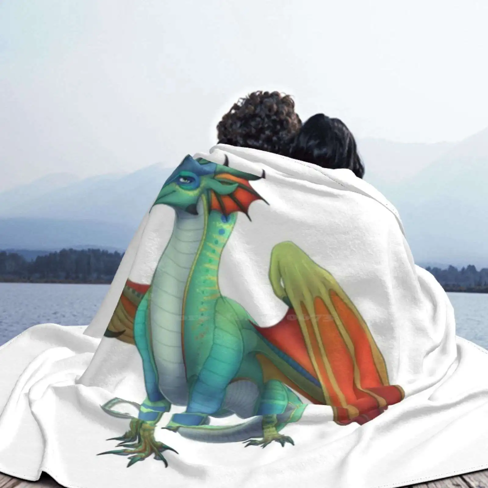 Glory The Rainwing Креативный дизайн Легкое тонкое мягкое фланелевое одеяло Dragon Wings Of Fire