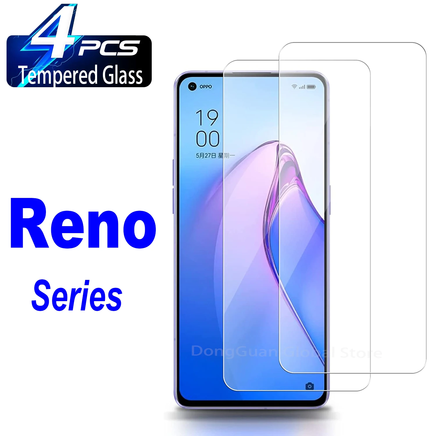 

Закаленное стекло для Oppo Reno Reno2 Reno3 Reno5 Reno6 F Z K Pro 5G Lite SE, 2/4 шт., защитная стеклянная пленка для экрана