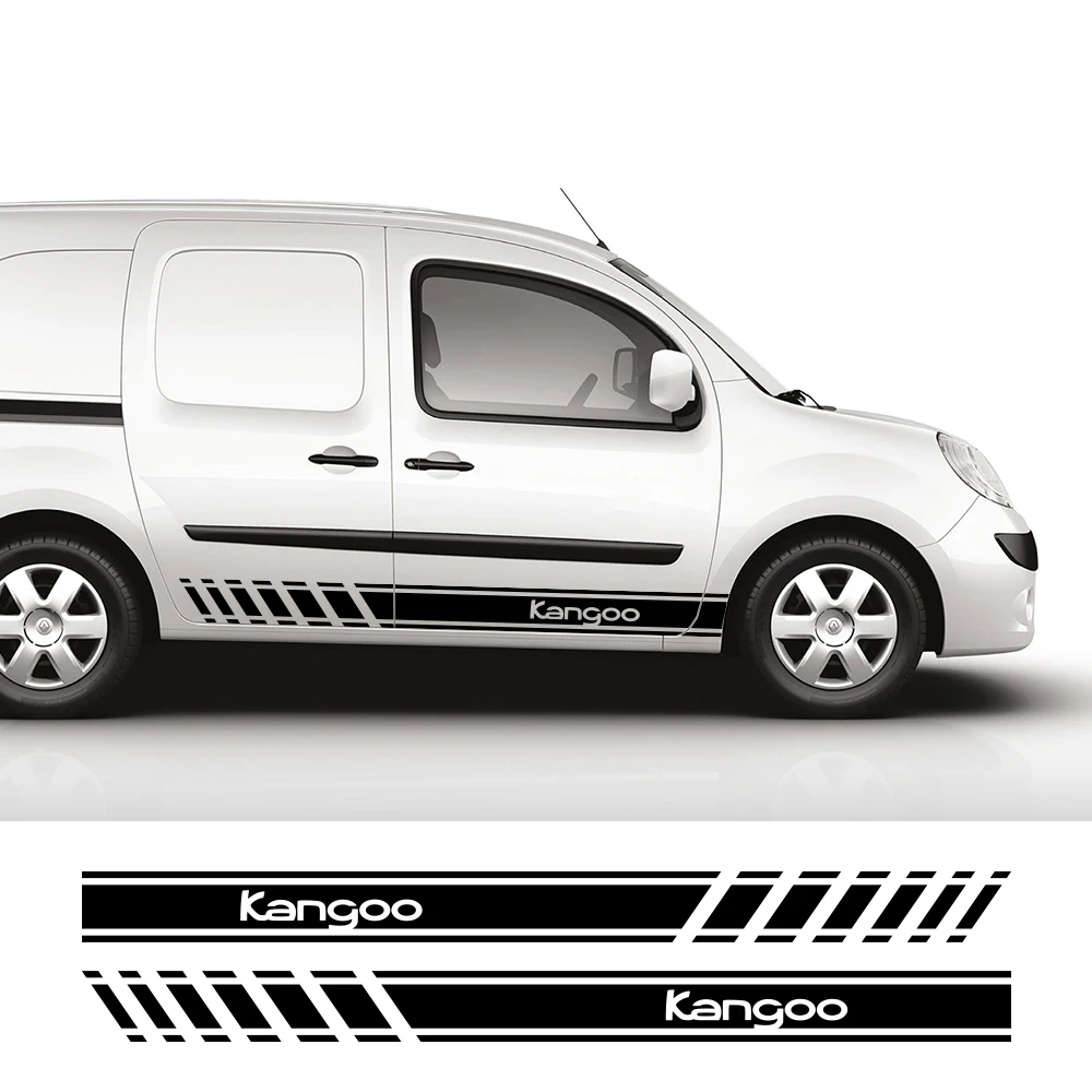2 шт. виниловые наклейки на дверь автомобиля для Renault Kangoo 1 3 4x4 MK1 MK2 MK3