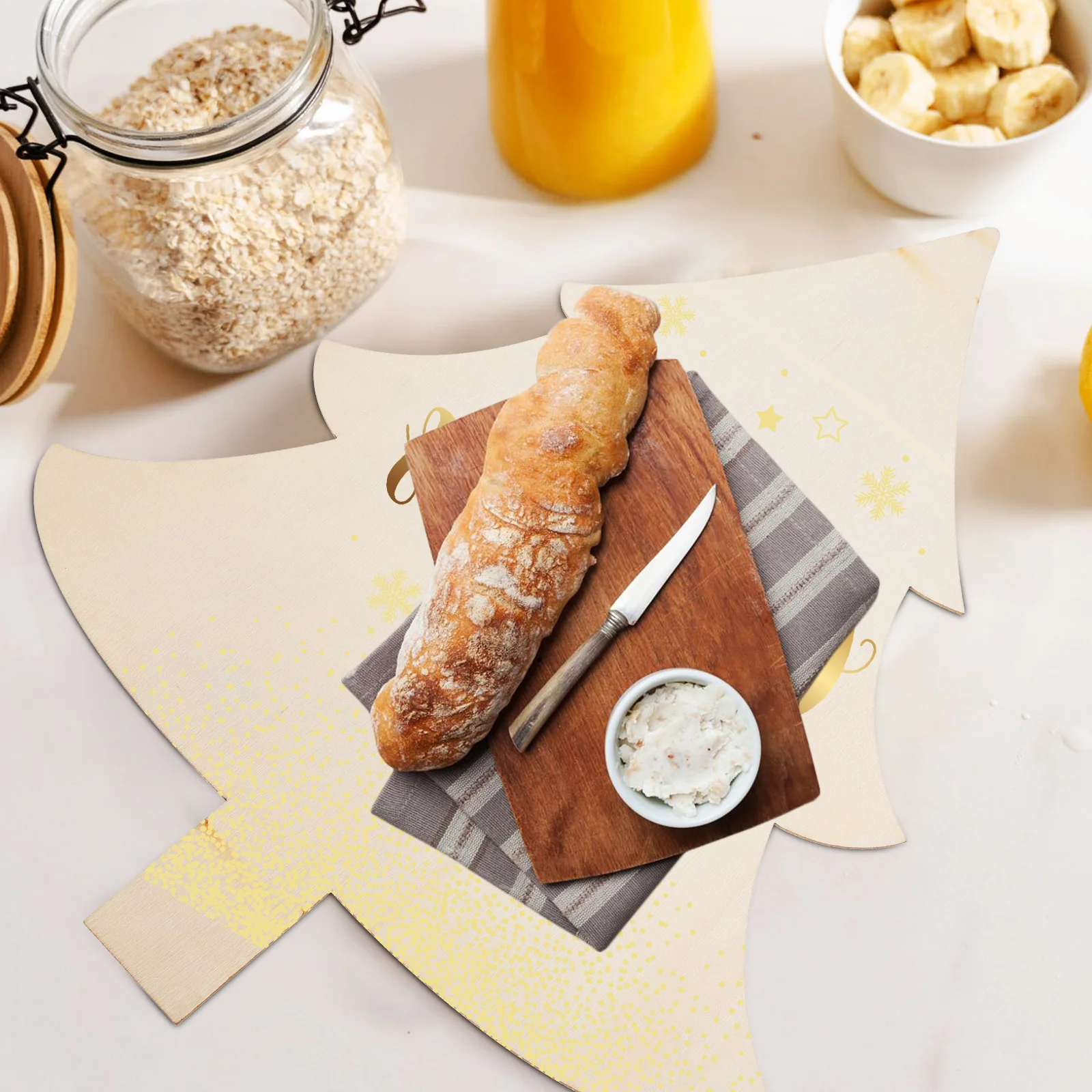 6 шт. деревянная разделочная доска DIY поднос доски для закусок и тортов ремесло