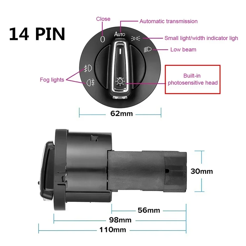 Встроенный датчик для Volkswagen Golf MK4 Jetta Passat B5 Bora
