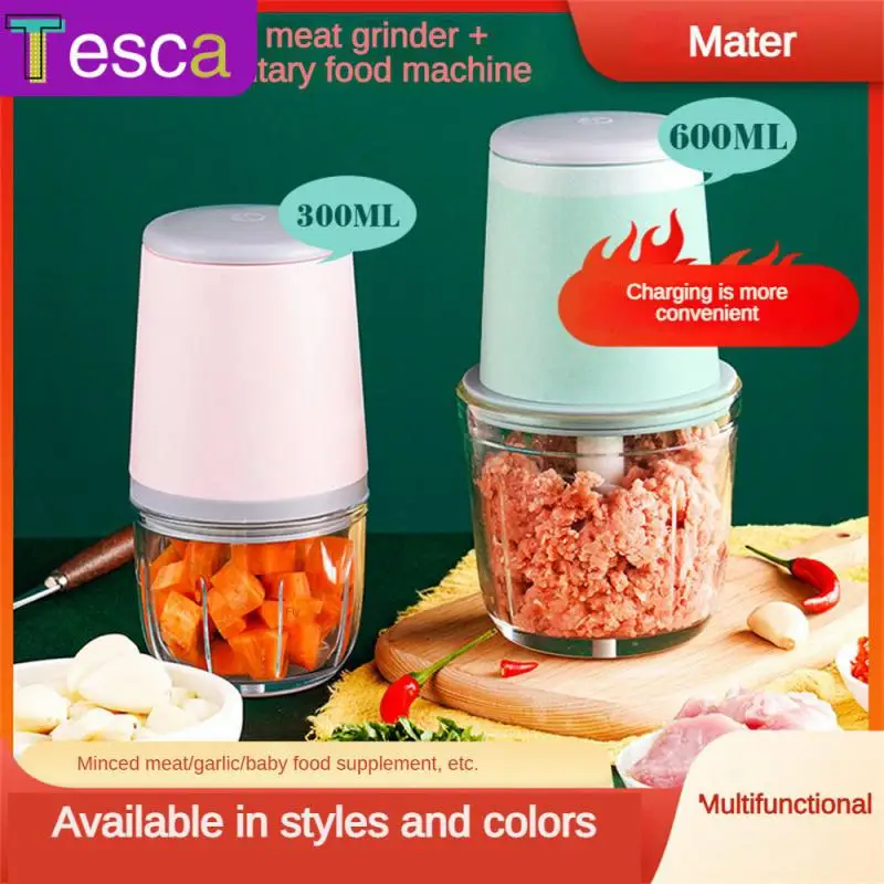 

Fully Automatic Electric Meat Grinder Household Baby Food Auxiliary Machin Shredded And Sliced Mini Meat Grinder Meat Grinders