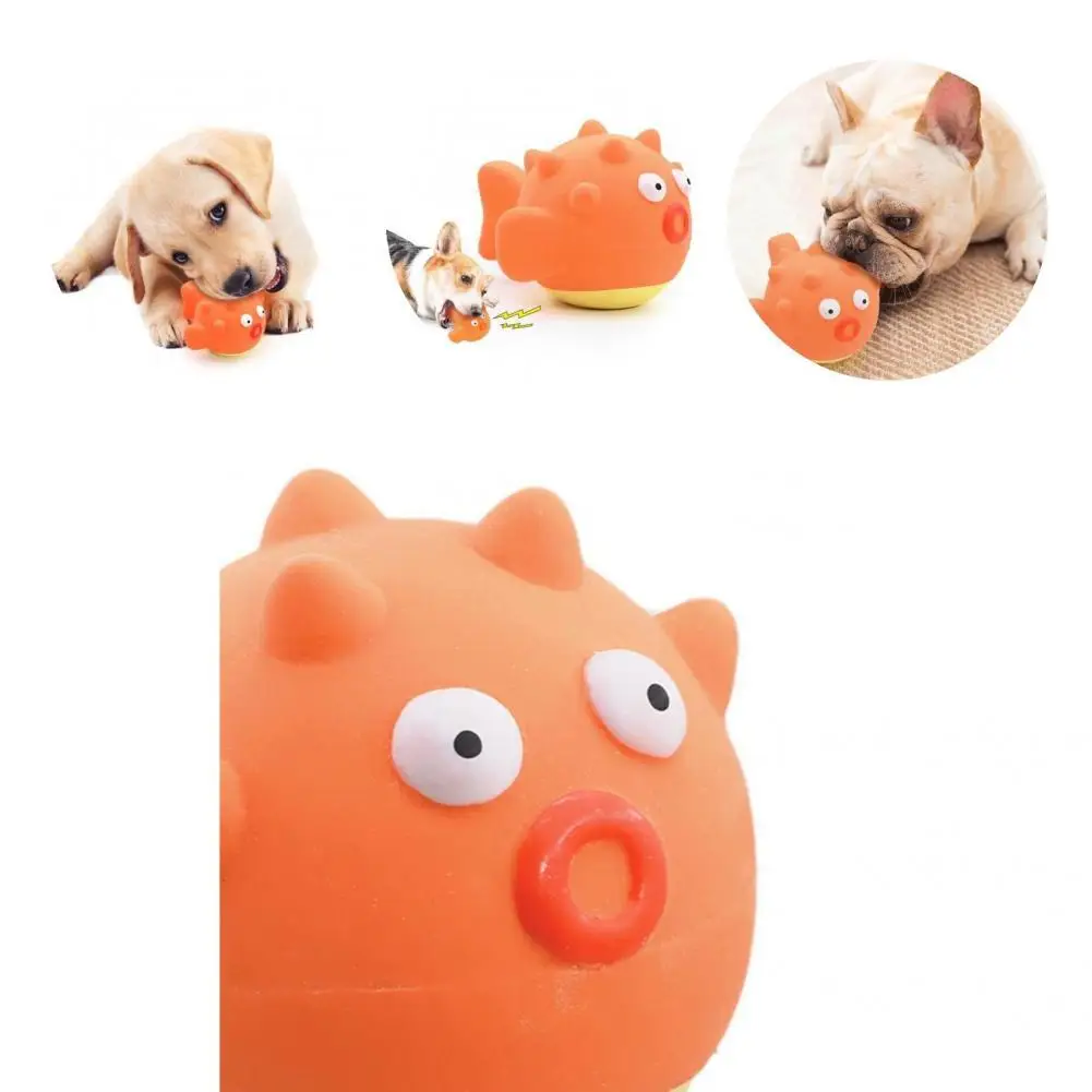

Skin-affinity Elastic Puppy Fish Shape Molar Teething Toy Pet Accessories