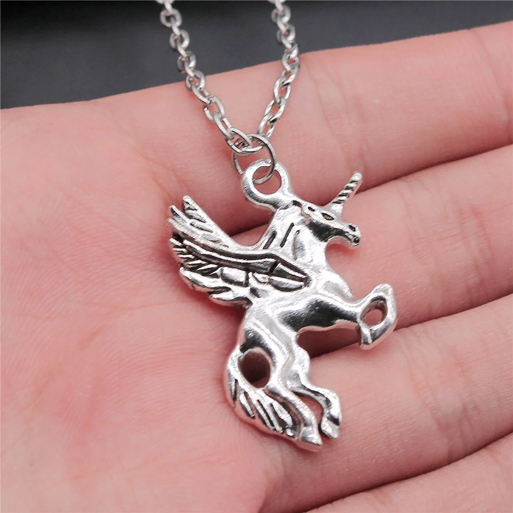 

Прямая поставка, 2 цвета, 36x25 мм, ожерелье с подвеской в виде лошади на удачу для женщин и мужчин, длинная цепочка, ожерелье, ювелирные изделия,...