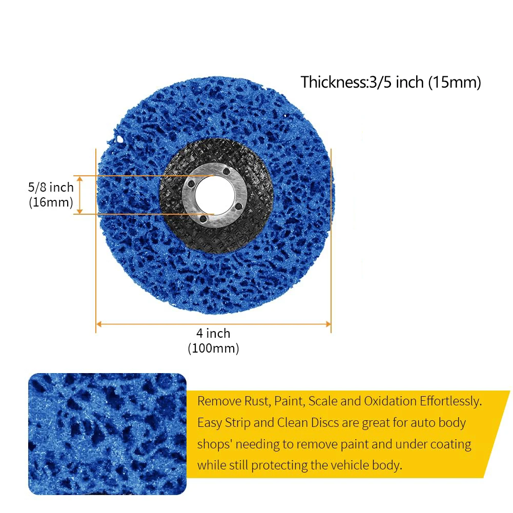 

1 шт., коралловый диск, полиполоска, абразивный круг 100/115/125 мм для угловой шлифовальной машины, удаление ржавчины, чистка краски, шлифовальная лента, диск