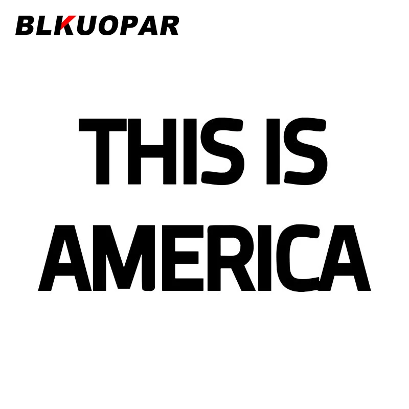 

BLKUOPAR это американская автомобильная наклейка DIY виниловая индивидуальная наклейка Водонепроницаемая наклейка на окна украшение лобового ...