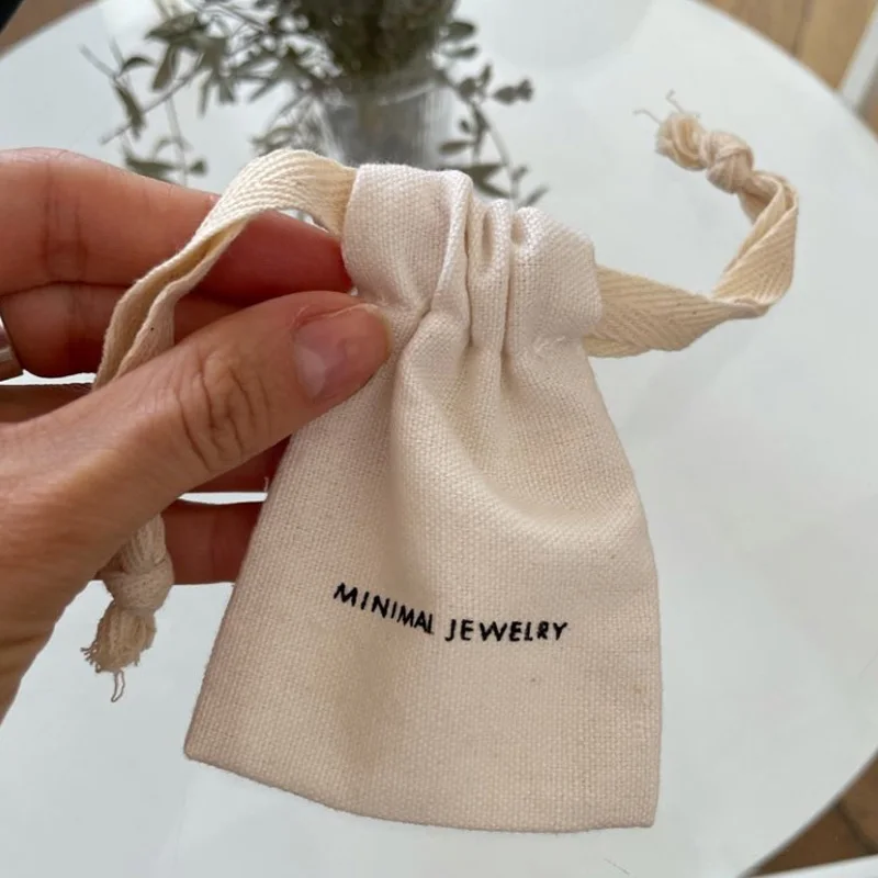 Cotton Gift Bags Higher Quality Sew Dust Sack 5x7cm(2