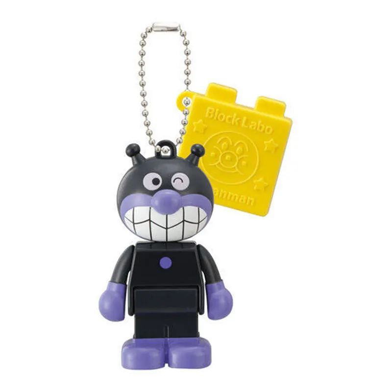 Фото Брелок-фигурка Bandai Anpanman из строительных блоков, коллекционный кулон-подвеска Gashapon, украшение для сумки, серия 15 с мультяшными персонажами №3