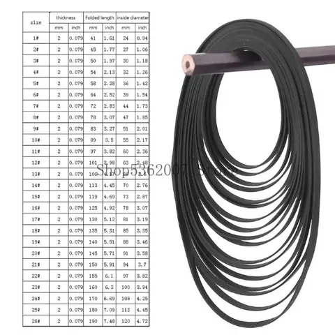 Резиновые ремни для кассетных плееров 2мм 5шт