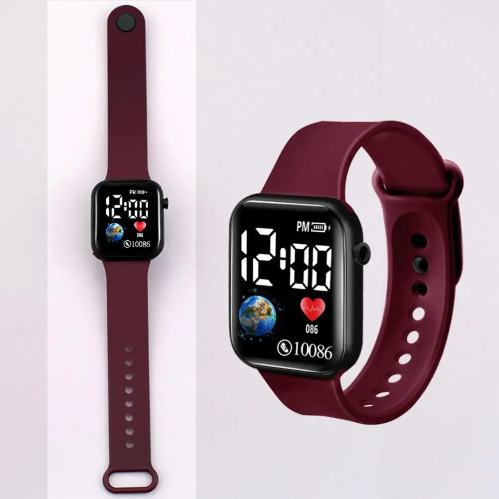 Women's Wristwatch Silicone LED Digital Digital Watch Portable Fashion Sports Electronic Watches Smart Watches For Men/Women