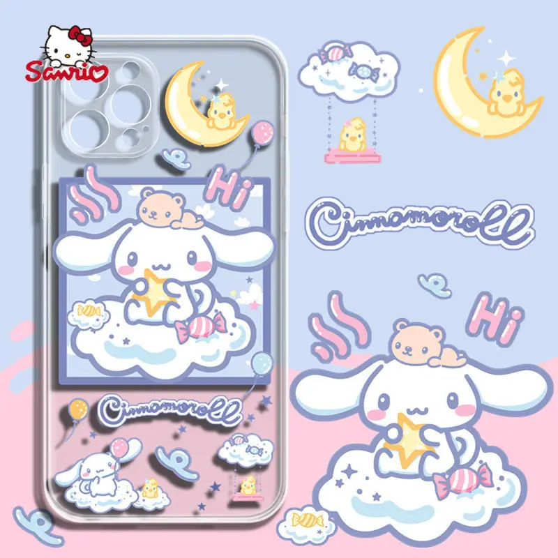 

Sanrio Jade Dog for Iphone 13 13 Pro 13 Pro Max 12 12 Pro 12 Pro Max 11 11 Pro 11 Pro Max X XS MAX XR Transparent Phone Case