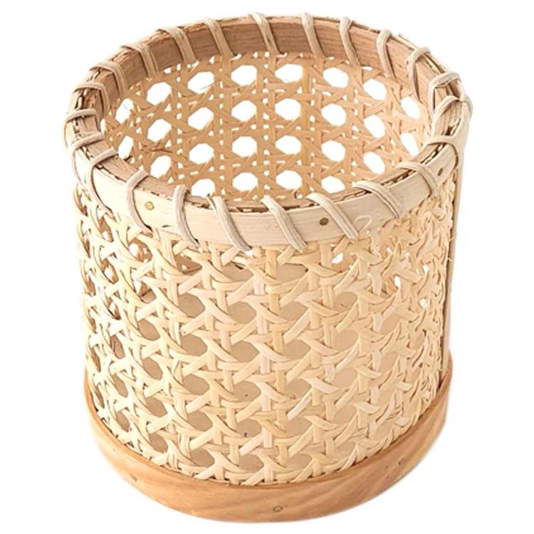 

Rattan Chopsticks Storage Handmade Spoon Organizer Holder Pen Pencils Organization Vase Support Home Kitchen Table Decor