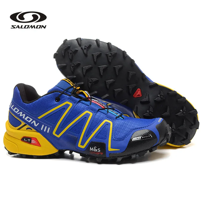 

Классическая мужская походная обувь Salomon Speedcross 3, мужская спортивная обувь на шнуровке, уличные кроссовки для бега, треккинга, Salomon Speed Cross 3