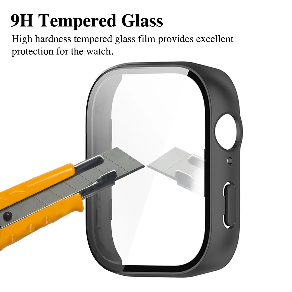 Стекло + чехол для Huawei Watch Fit 3 Закаленное стекло пленка против царапин PC Бампер