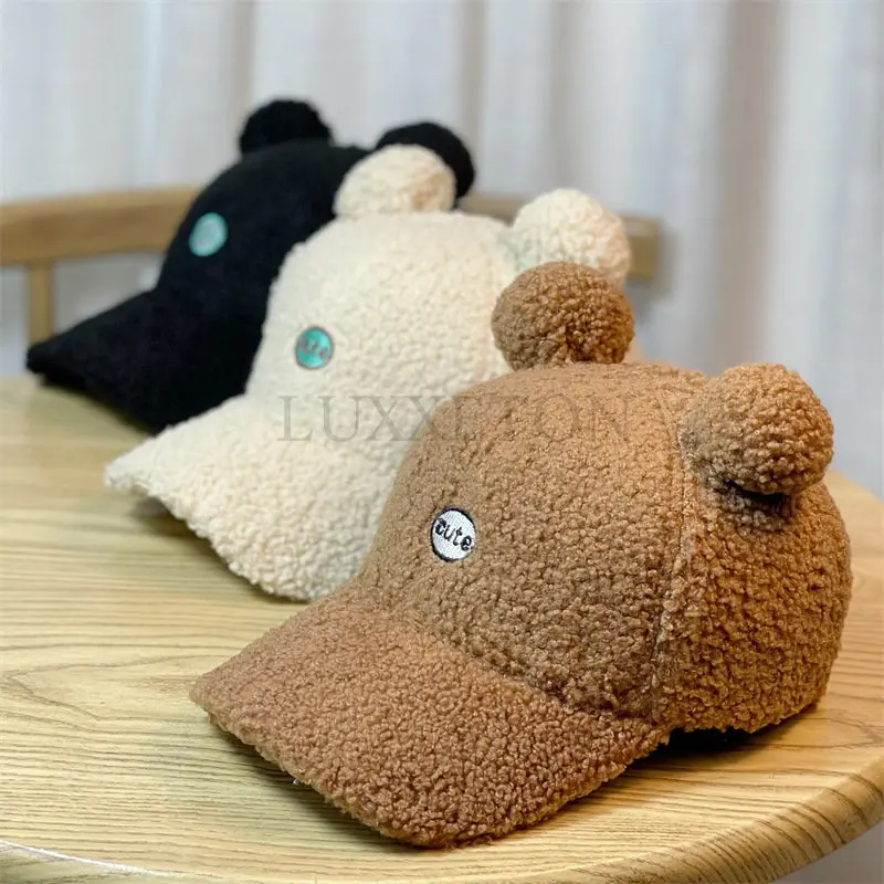 

Fashion Peaked Cap 2022 New Casual Wild Solid Color Baseball Cap Winter Simple and Cute Personality Outdoor Warm Hat LUXXETON
