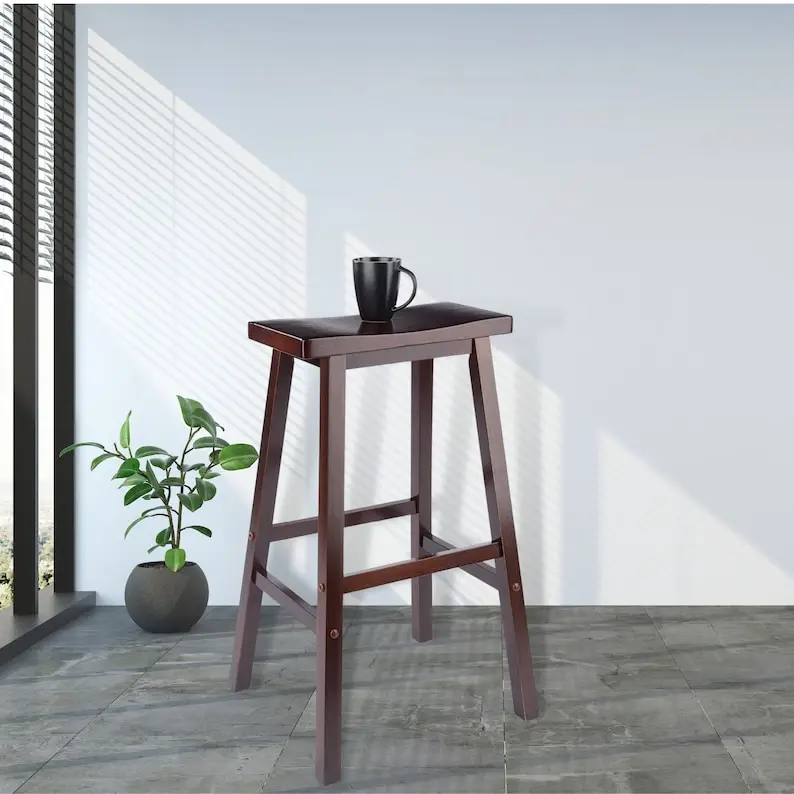 

High Wood Stools | Counter Stool | Stool Seat for Bar , Kitchen, Home Decor