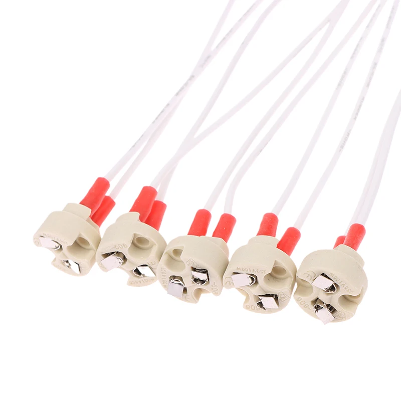 5 шт. держатель лампы GU5.3 MR16 G5.3 улучшенная Европейская основа для круглый патрон 15
