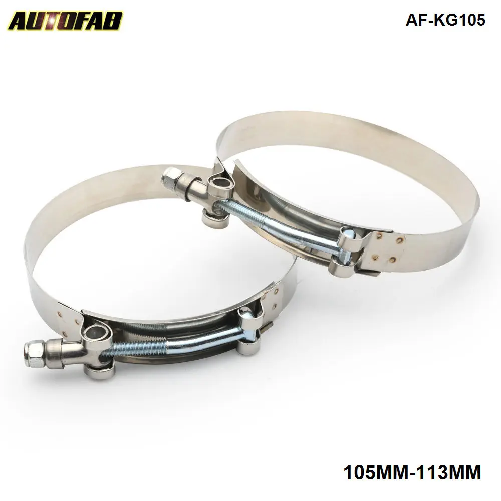 

4.0" INCH (105MM-113MM) SILICONE TURBO HOSE COUPLER T BOLT SUPER CLAMP KIT AF-KG105