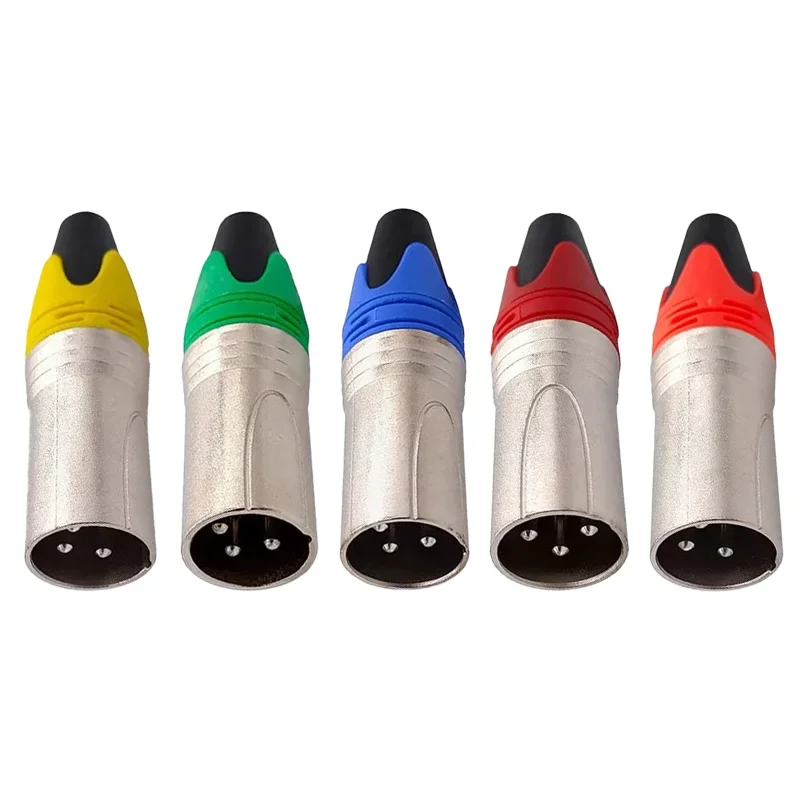 5/20/100 шт. 3-контактный разъем XLR аудиоразъем 3-жильный для микрофона динамика