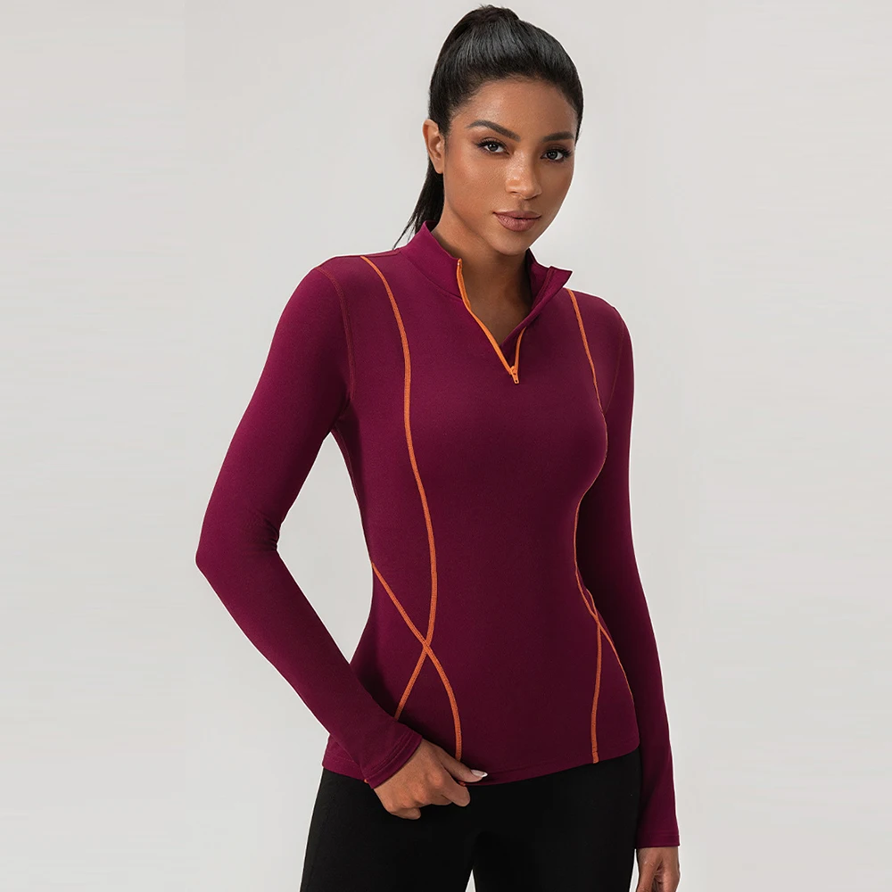 Женская зимняя спортивная рубашка из полиэстера