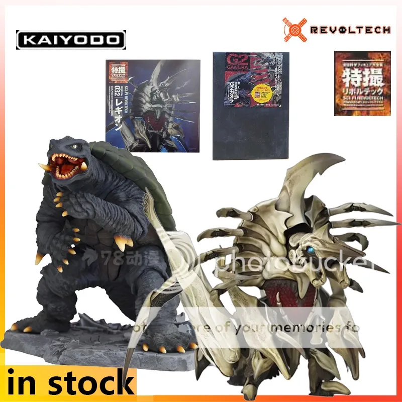 Фото Фигурки персонажей Kaiyodo Mobile Character для Revolutech Tokusatsu Gamela 2 и модели персонажей Reggio/Chimera из серии 