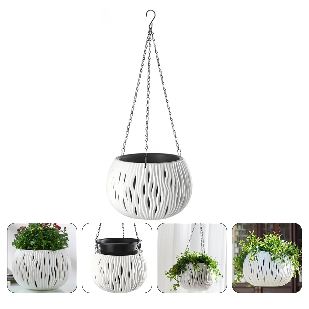 

Wall Hanging Flower Pot Hanging Rack Plastic Flowerpot Home Wall Hanging Decor