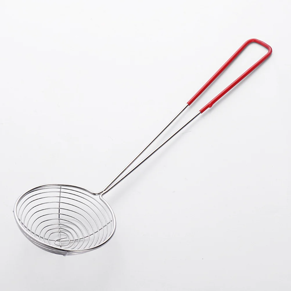 

Skimmer Strainer Cooking Spoon Stainless Steel Ladlewire Colander Ladles Spoons Frying Spider Fine Handlecanning Fry Mesh Pot