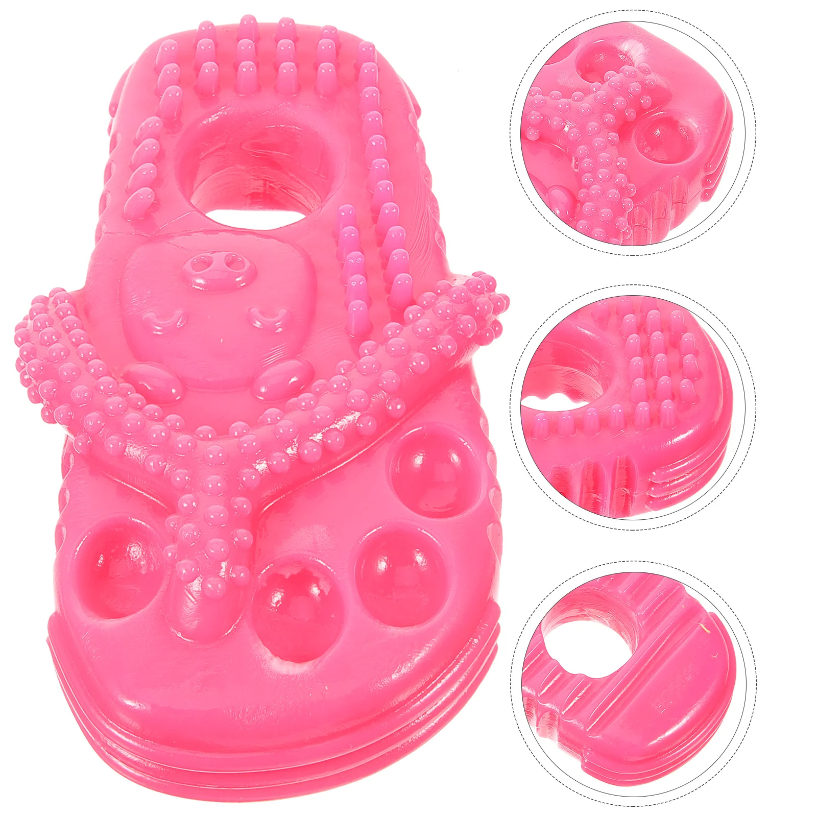 

Adorable Pet Chewing Plaything Dog Slipper Shaped Molar Toy Interactive Molar Plaything