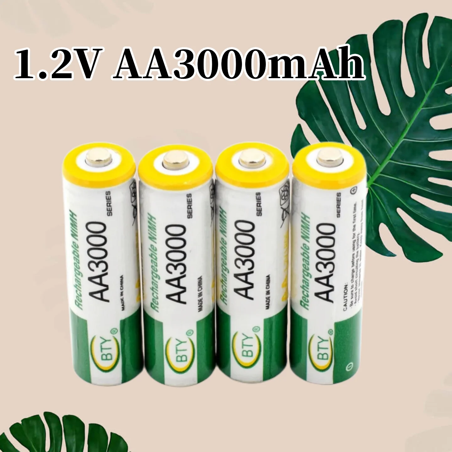 

100% Original pré - rechargeable batterie rechargeable 1.2v AA 3000mah Nimh pour jouets, appareil photo, microphone