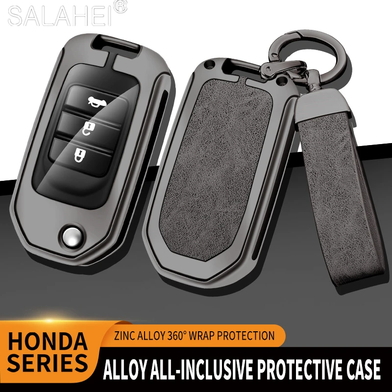 

Чехол для автомобильного ключа, чехол для Honda Civic, аксессуары для освещения автомобиля, подходит для пилота Accord Jade Crider Odyssey 2015- 2018, защитные ак...