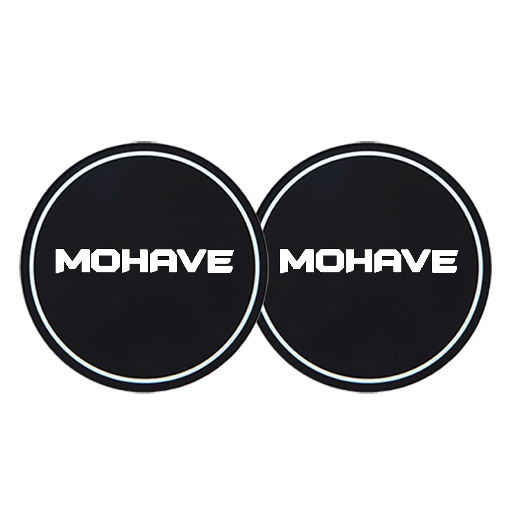 

Подставки для автомобиля 2 шт., Нескользящие водонепроницаемые подставки под стаканы для KIA mohas, аксессуары для интерьера автомобиля