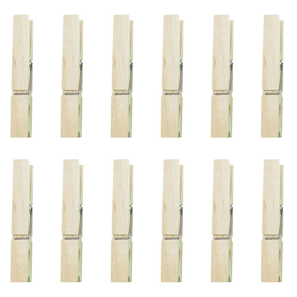 

50pcs Wooden Clips Clothespins Small Photo Clips Clothespins for Crafts