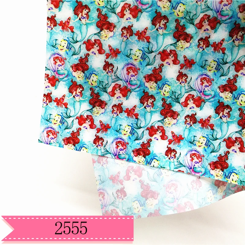 

20*33 см A4 Размер Рождественский персонаж прозрачная мультяшная УФ-печать ПВХ ткань 2555