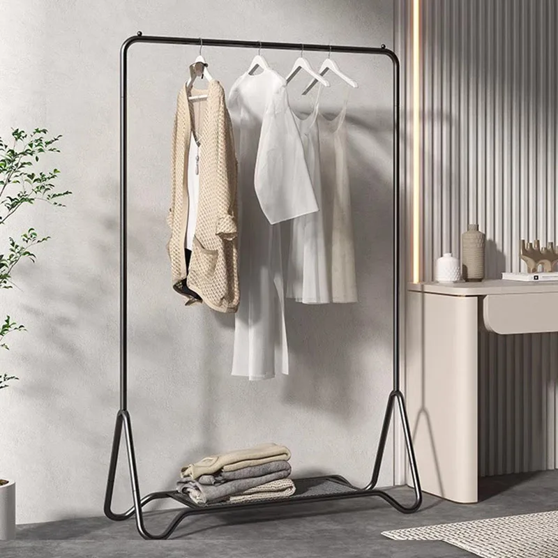 

Space Saving Bedroom Clothes Rack Nordic Standing Living Room Clothes Hangers Storage Modern Percheros Pared Room Furniture DWH