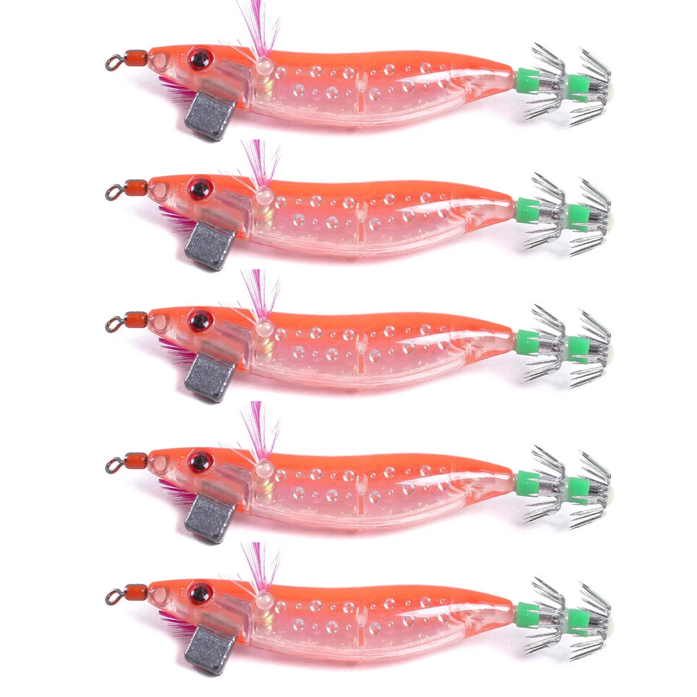 

Двухслойная искусственная рыболовная приманка 9 г/10 см с крючками, блестящая в темноте приманка с 3d-глазами, рыболовная снасть для рыбалки, 5 ...