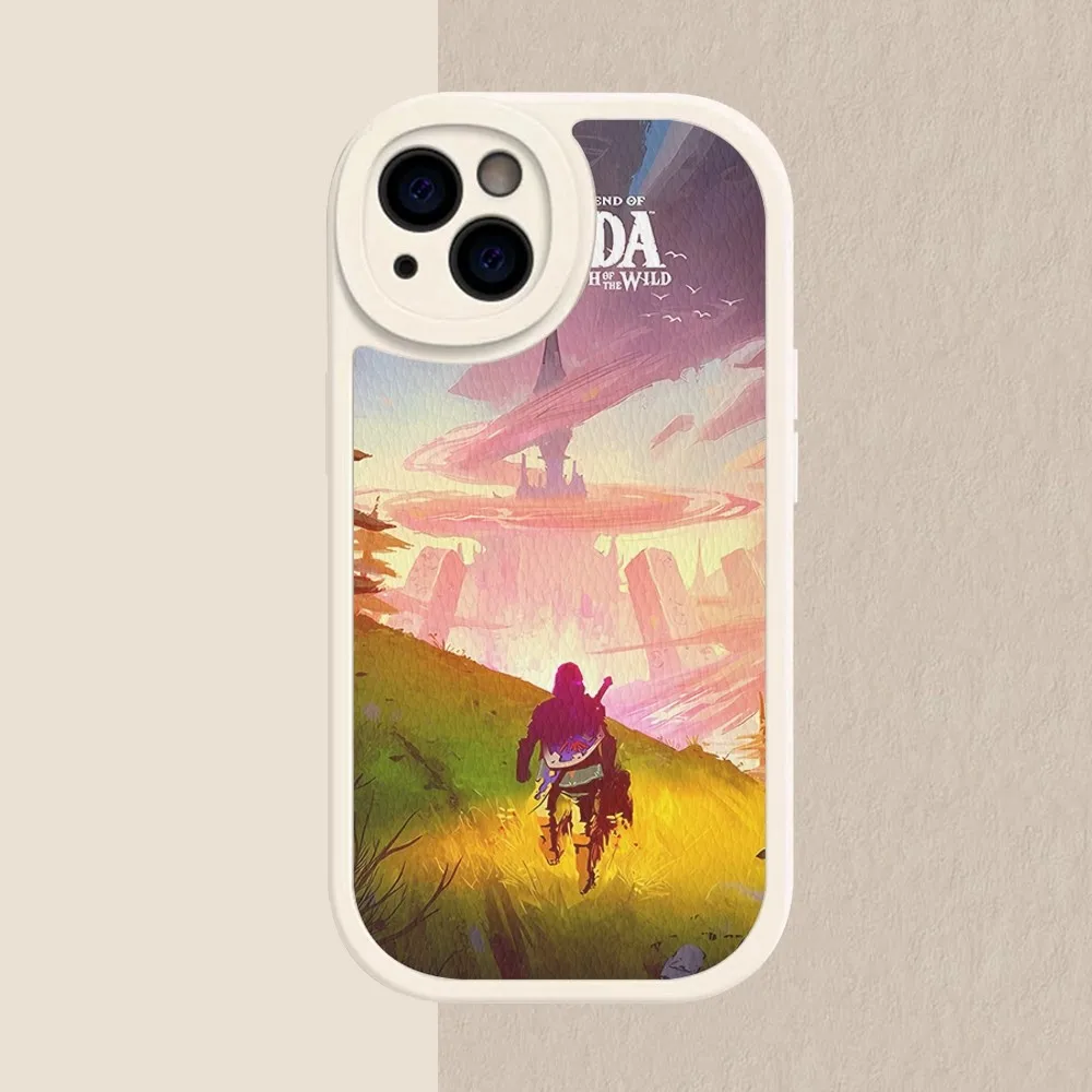 Чехол для телефона Z-Zelda из жесткой кожи iPhone 16 15 14 13 12 Mini 11 Pro Max Xs X Xr 7 8 Plus Fundas