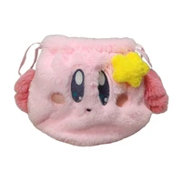 new anime kawaii cute star kirby plush bag toys pink kirby plushie stuffed toys children plush girl messenger bag birthday gifts