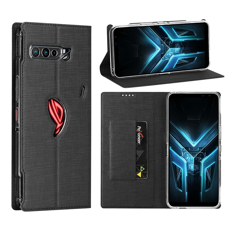 

Чехлы-бумажники для ASUS ROG Phone 3 ZS661KS, чехол-книжка с магнитной застежкой, кожаный держатель для карт, фотографий, сумки, аксессуары для телефон...