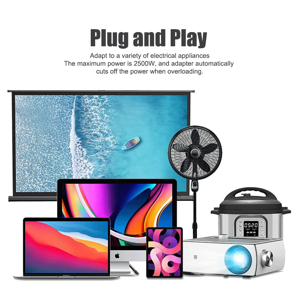 Преобразующая розетка для электрического транспортного средства на 10 А 220 В