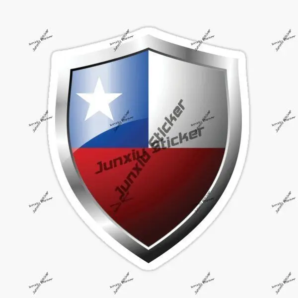 Наклейка с гербом Чили флаг страны наклейка дорожная сувенирная защитой от