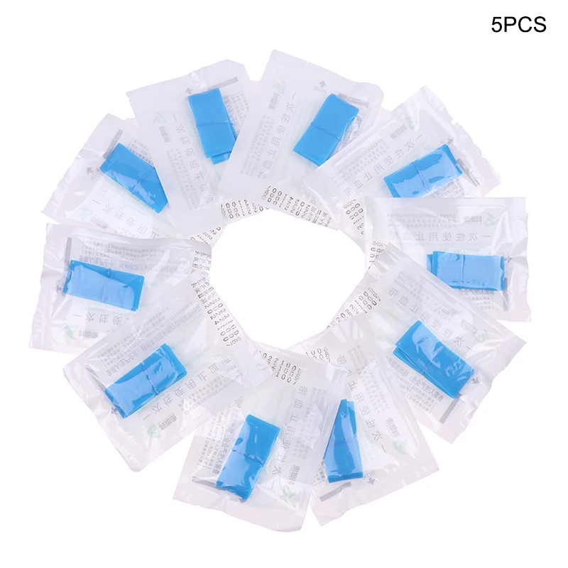 

5PCS disposable tourniquet first aid kit product pulse compression band independent packaging