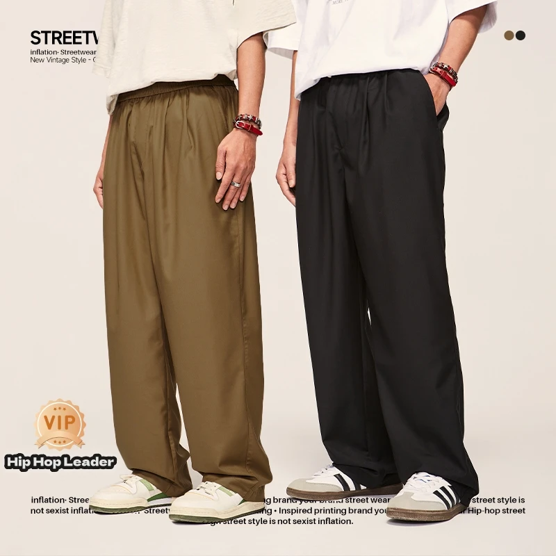 

Hiphop Leader Y2k High Quality Materials With Meticulous Design Niche Original Women'S Oversized Loose Wide Leg Pants Men'S Casu